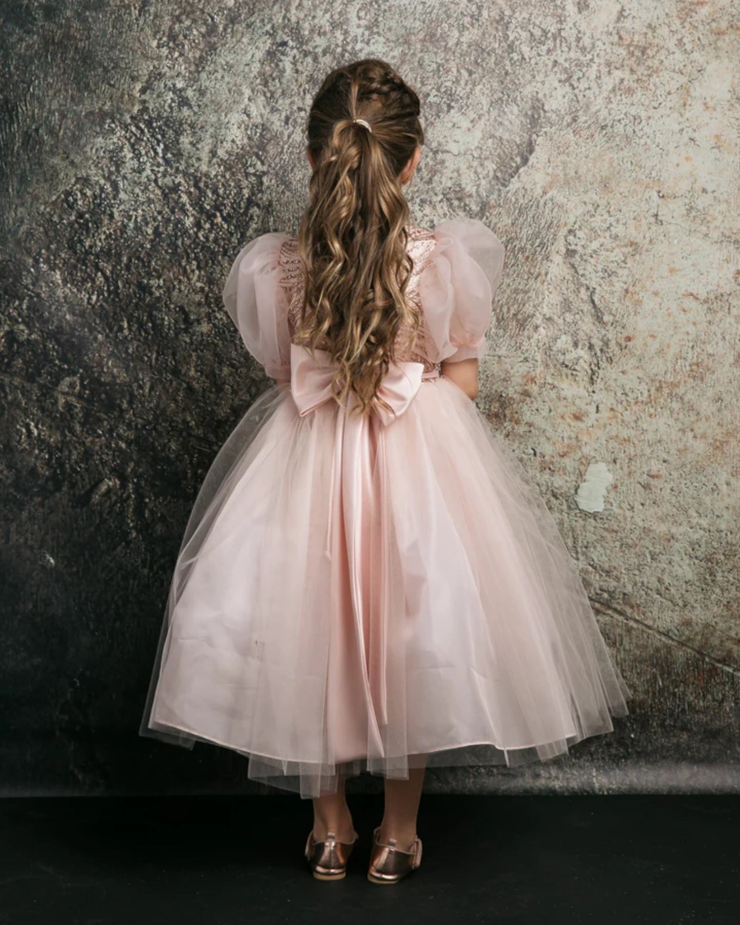 VESTIDO PARA DAMINHA VALENTINA ROSA | ETIQUETTE