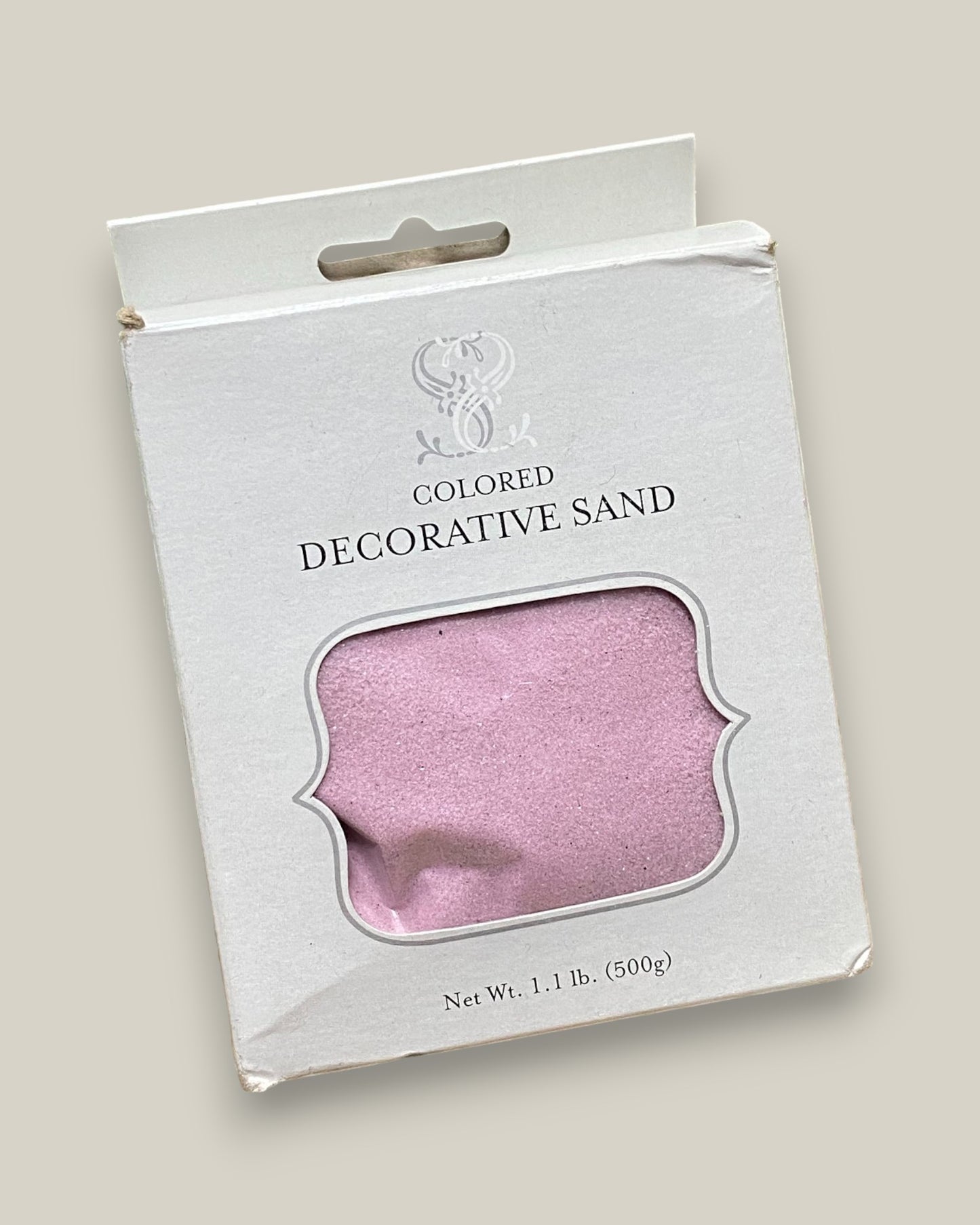 Areia de quartzo para cerimônia das areias na cor rosa claro.