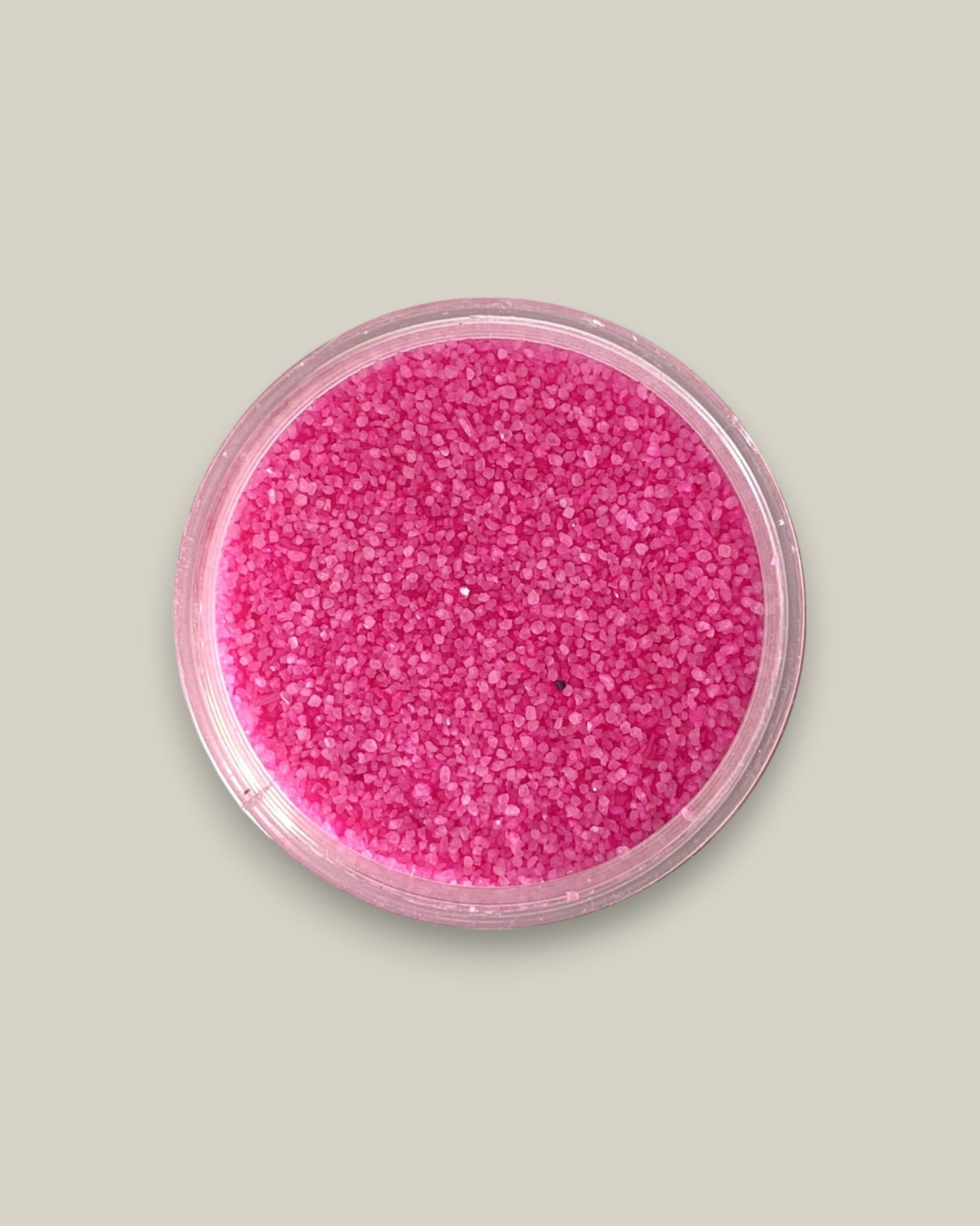 Areia de quartzo para cerimônia das areias na cor rosa.