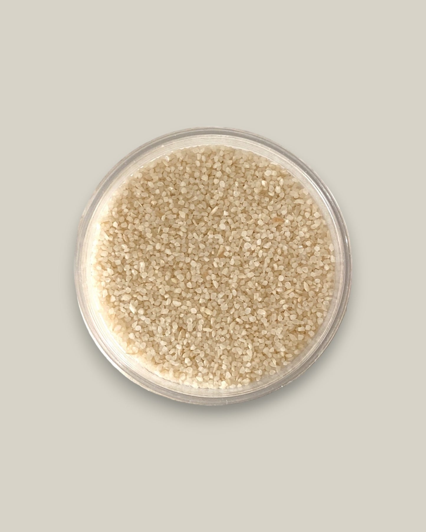 Areia de quartzo para cerimônia das areias na cor offwhite.
